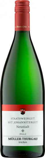 2020 Pfalz Müller-Thurgau Qualitätswein trocken 1,0 L - Staatsweingut mit Johannitergut