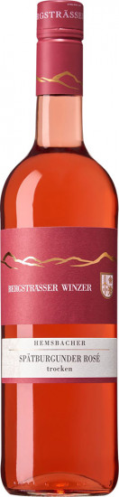 2023 Hemsbacher Spätburgunder Rosé trocken - Bergsträßer Winzer