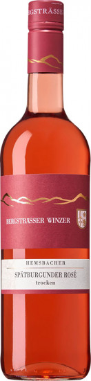 2024 Hemsbacher Spätburgunder Rosé trocken - Bergsträßer Winzer