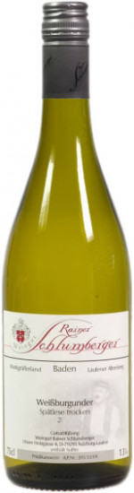 2010 Weißburgunder Spätlese trocken - Weingut Schlumberger