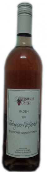 2011 Portugieser Weißherbst QbA mild - Weingut Geier