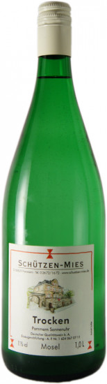 2012 Pommerner Sonnenuhr Pommern QbA Trocken 1L - Weingut Schützen-Mies