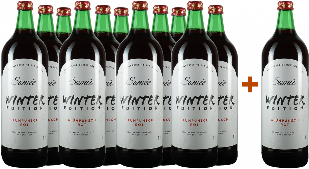 11+1 Paket Glühpunsch rot alkoholfrei - Somee