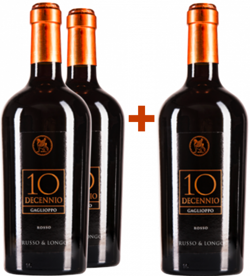 2+1 Decennio Gaglioppo Calabria IGP - Russo & Longo