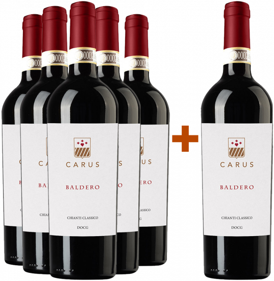 5+1 Paket Baldéro Chianti Classico DOCG - Carus