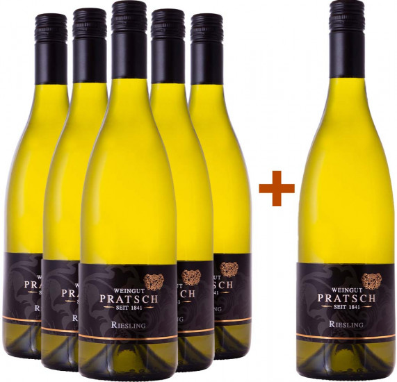 5+1 Paket Riesling trocken - Weingut Pratsch