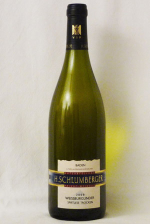 2008 Weißer Burgunder Spätlese trocken - Privat-Weingut Schlumberger-Bernhart