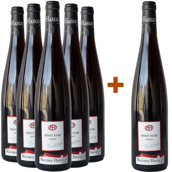 5+1 Paket Pinot Noir Tradition - Domaine MATERNE HAEGELIN et filles