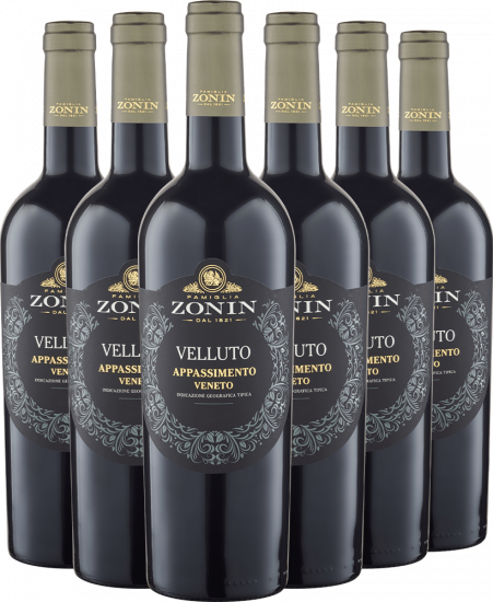 6er Paket Velluto Appassimento Veneto IGP - Casa Vinicola Zonin