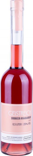 Erdbeer-Rhabarber Likör 0,5 L - Weingut Nehrbaß
