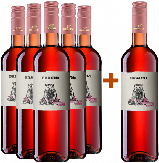 5+1 Paket Merlorossa trocken - Familienweingut Braun