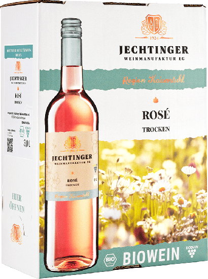 2024 Jechtinger Rosé Bag in Box trocken Bio 3,0 L - Jechtinger Weinmanufaktur eG