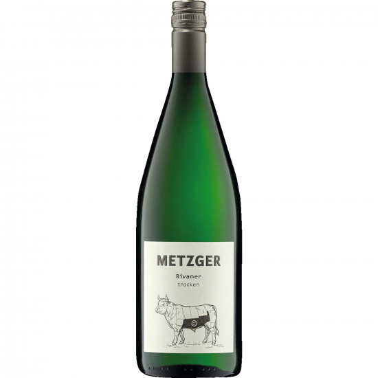 2025 Flanke Rivaner trocken 1,0 L - Weingut Uli Metzger