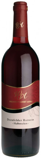 2015 Dornfelder QbA halbtrocken - Weingut Sankt Anna