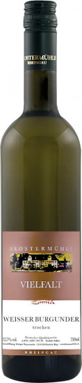 2019 Weisser Burgunder trocken - Weingut Klostermühle