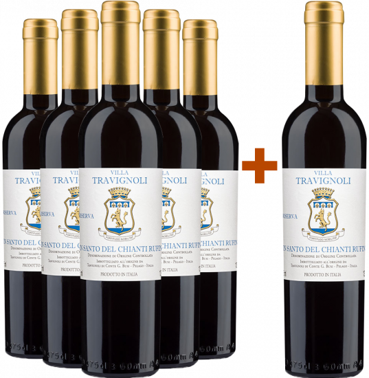 5+1 Paket Vinsanto del Chianti Rufina DOCG - Villa Travignoli