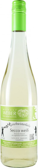 Geschwisterliebe Secco weiß - Weingut Weber Hof-Bärenstein