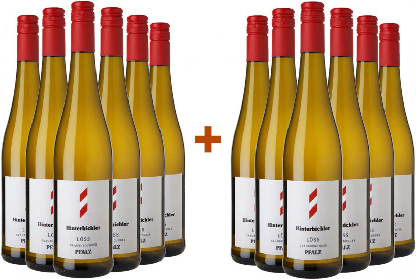 6+6 Paket Grauburgunder vom Löss trocken - Weingut Hinterbichler