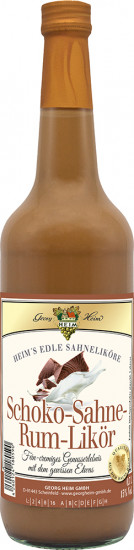 Schoko-Sahne-Rum-Likör 0,7 L - Weinkellerei Georg Heim GmbH