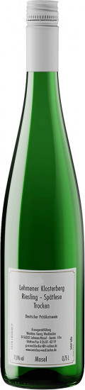 2018 Lehmener Klosterberg Riesling Spätlese trocken - Weinbau Weckbecker