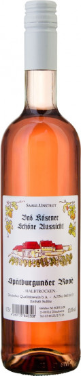 2023 Bad Kösener Schöne Aussicht Spätburgunder Rosé halbtrocken - Weingut Schulze