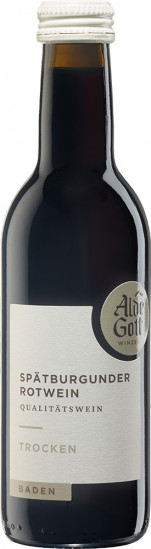 2023 Spätburgunder Rotwein Qualitätswein trocken 0,25 L - Alde Gott Winzer Schwarzwald