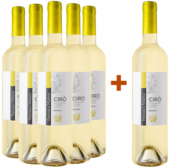 5+1 Paket Malena Bianco Ciró Classico DOC - Cantina Malena