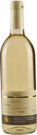 2012 Kreuznacher Paradies Riesling Qualitätswein QbA feinherb - Weingut Mees