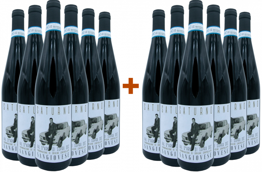 6+6 Paket Saturno Val d'Arno di Sopra DOC Bio - Clio Cicogni
