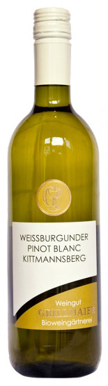 2023 Ried Kittmannsberg Weißburgunder trocken Bio - Weingut Grillmaier Bioweingärtnerei