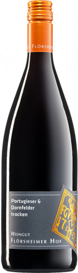 2022 Portugieser und Dornfelder Cuvée trocken 1,0 L - Weingut Flörsheimer Hof