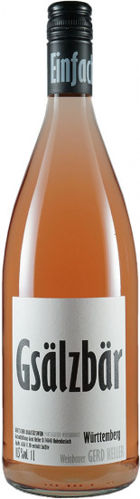 2024 Gsälzbär Trollinger Weißherbst halbtrocken 1,0 L - Weingut Gerd Keller