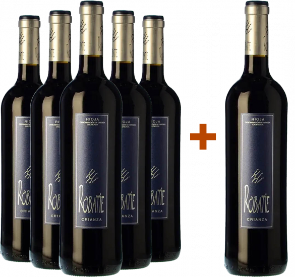 Pack Descuento 5+1 Robatié Crianza DOCa - Montealto
