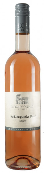 2023 Burghof Rosé lieblich - Weingut Burghof Oswald