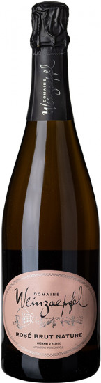 2019 Rosé Crémant d'Alsace AOP brut nature - Domaine Weinzaepfel