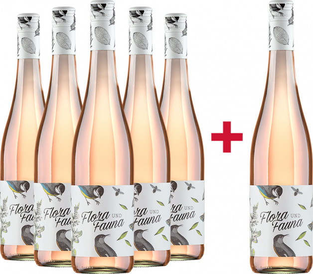 5+1 Paket Flora und Fauna Rosé BIO - Weingut Eymann & Joern Wein