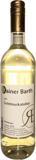 2022 Goldmuskateller lieblich - Weingut Rainer Barth