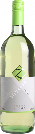 2025 Silvaner trocken 1,0 L - Weingut Ziegler
