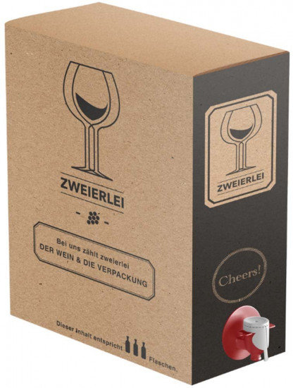 2022 Frühlingsfrische Bag-in-Box (BiB) halbtrocken 2,25 L - Zweierlei Wein
