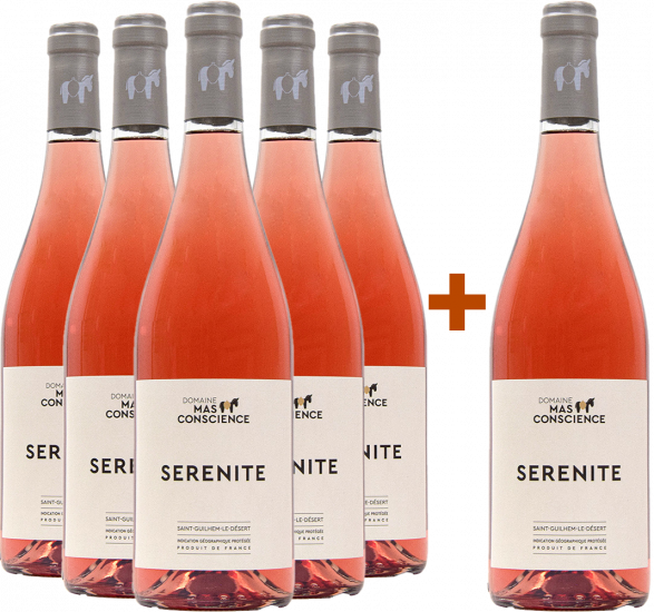5+1 Paket 2023 Cuvée Sérénité Bio - Domaine Mas Conscience