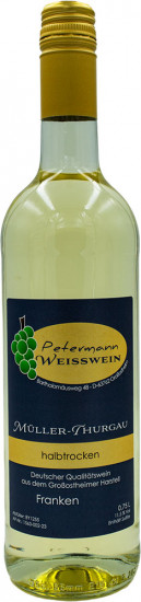 2023 Müller-Thurgau halbtrocken - Petermann