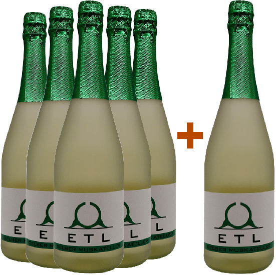 5+1 Paket Gelber Muskateller Frizzante trocken - Etl wine and spirits GmbH