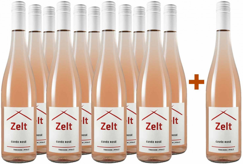 11+1 Paket - Cuvée Rosé trocken - Weingut Steffen Zelt