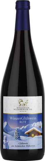Winzerglühwein Rot 1,0 L - Winzer vom Weinsberger Tal