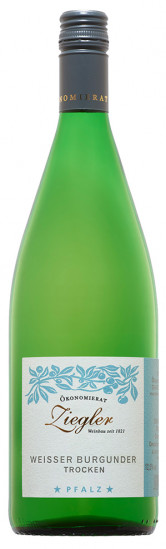 2024 Pfalz Weißer Burgunder trocken 1,0 L - Weingut Ökonomierat Ziegler