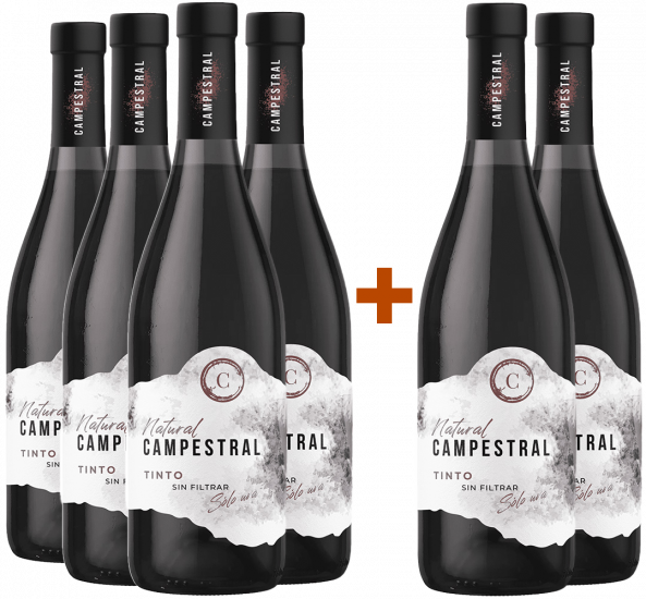 4+2 Aktionspaket Campestral Tinto Cádiz VT Bio - Bodegas Campestral