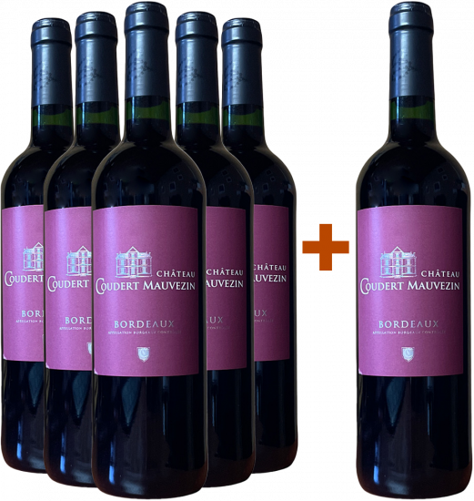 5+1 Paket Chateau Coudert-Mauvezin - Bordeaux Vignerons