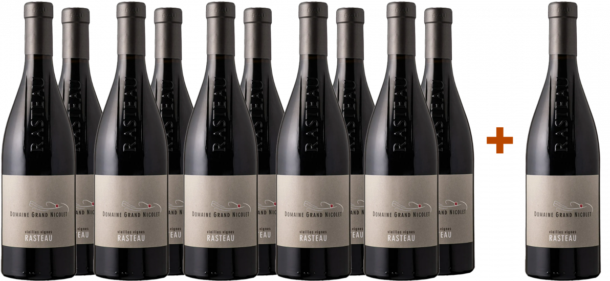 11+1 Paket Cuvée Vieilles Vignes Rasteau AOP - Domaine Grand Nicolet