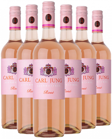 Rosé Entalkoholisierter Wein (6 Flaschen) - Carl Jung