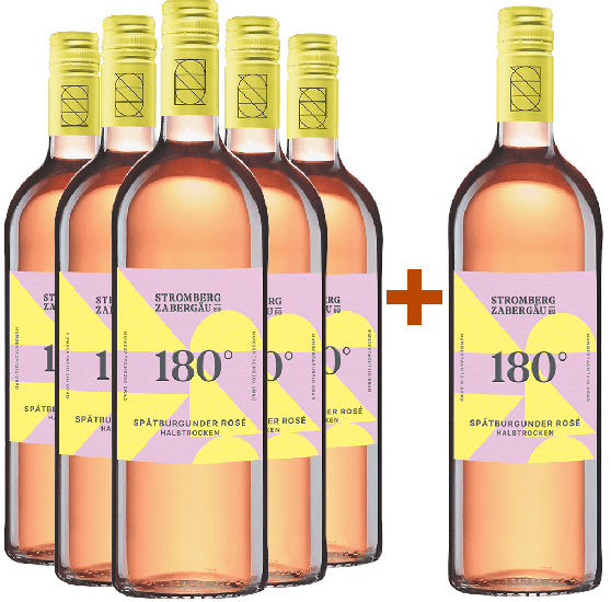 5+1 AKTION 1,0L Spätburgunder Rosé Einweg - Weingärtner Stromberg-Zabergäu